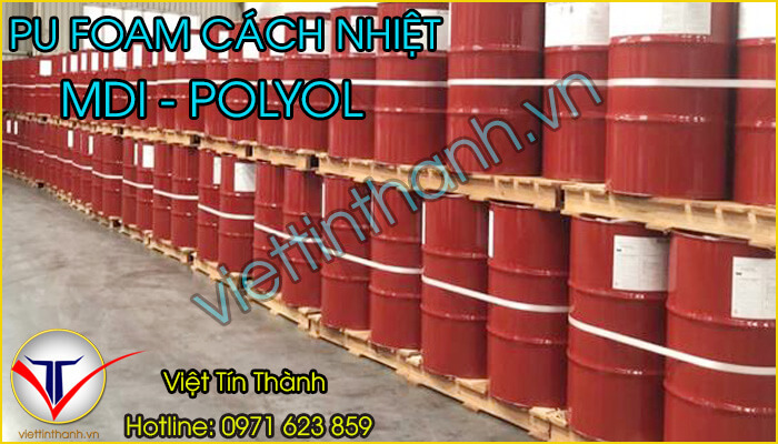 nguyên liệu pu foam cách nhiệt MDI